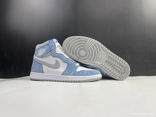 Cheap LUCY Sustainable Jordan1 3603 Grey Hyper Royal Retro 555088- Smoke 1026